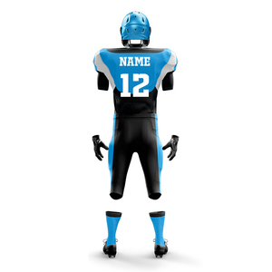 Uniforme de football américain personnalisé en mesh sublimé pour hommes, service OEM, uniforme de football américain de haute qualité pour hommes - Product Image 2