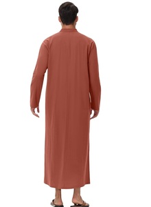 2026 Vente en gros Jubbah, Vêtements Islamiques, Thobe Daffah Arabe Saoudien pour Hommes Musulmans, Jubbah Marocaine, Thobes Arabes de Dubaï Respirants - Product Image 2