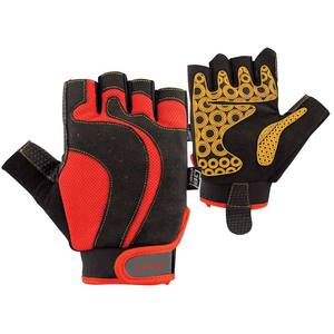 Unisex Lightweight PU Weightlifting Gloves <b>Half</b> Finger Non <b>Slip</b> Gym Fitness Training Gloves - Product Image 1