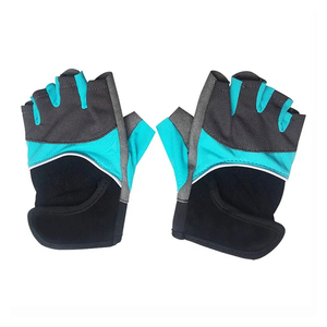 Heavy Lifting Gym <b>Gloves</b> with Reinforced Leather Palm Half Finger Design Adjustable Wrist Support Gym fitness <b>Gloves</b> - Product Image 3