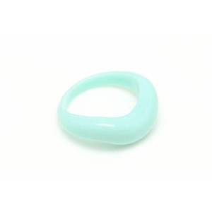 แหวนเรซิ่นสีเหลืองรูปทรงกลมงานฝีมือทำมือสำหรับทำเครื่องประดับ - Product Image 3