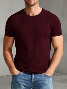 T-shirt pour homme à coupe classique, col rond, imprimé par sublimation, polyester/coton de haute qualité, respirant, anti-boulochage, séchage rapide, style hip-hop - Product Image 5