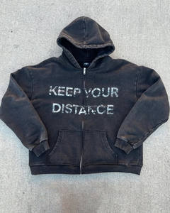 Sudadera con capucha de gran tamaño unisex para hombre, 100% algodón, con estampado de letras personalizadas, estampado de pantalla Vintage de alta calidad - Product Image 1