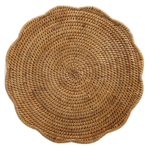 Manteles Individuales de Ratán Tejidos a Mano, Ecológicos, Decoración Boho para Bodas, Platos Base Rústicos de Mimbre, Decoración de Mesa - Product Image 5