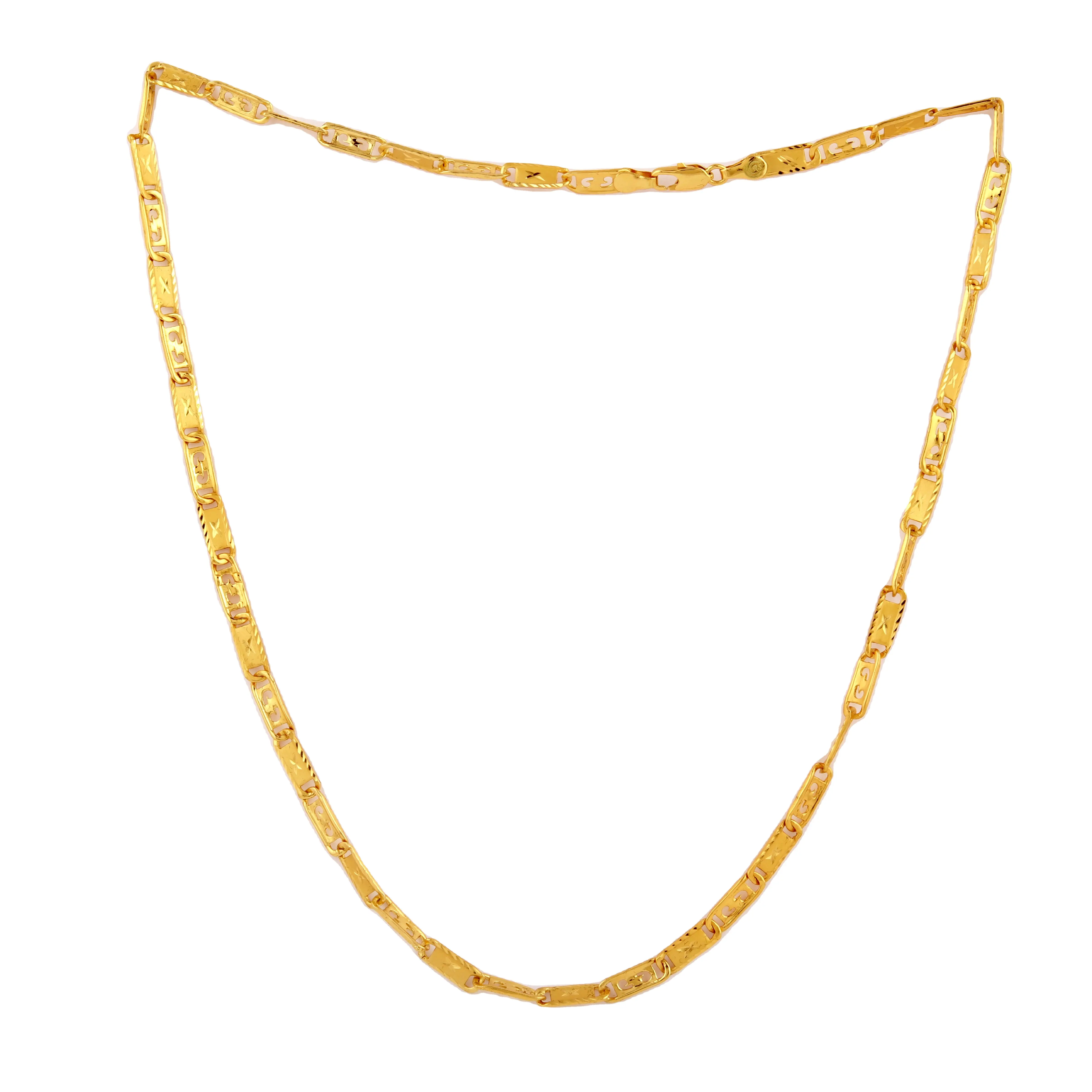 NAVABI CHAIN-42 Gold Plated Jewellery life Time Yellow Guaranteed jewelry from India seller