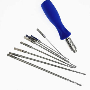 Azicon's AO Orthopedic Bone <b>Drill</b> <b>Bit</b> Set with Handle Cannulated Quick Coupling Driver <b>Drill</b> Sleeve Orthopedic Bone <b>Drill</b> <b>Bits</b> - Product Image 4