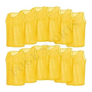 Gilets d'entraînement de basket-ball Football Scrimmage Pennies en maille de sport personnalisés bon marché Bavoirs de football réversibles - Product Image 2
