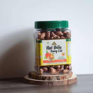 Noix de cajou grillées biologiques du Vietnam de bonne qualité W180 en pot carré de 500g - Prix d'usine en gros et qualité fiable - Product Image 6