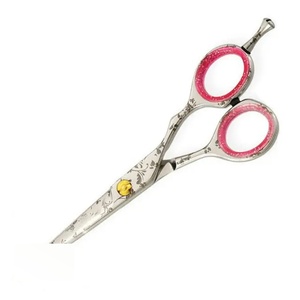 Ciseaux de coiffure professionnels en acier inoxydable à pointe affûtée pour droitiers, manche long, non pliables, pour usage en salon - Product Image 4