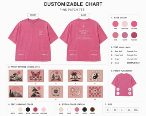 Camiseta Oversize de Lujo de Algodón Pesado 240g Rosa Estilo Minimalista Streetwear Corte Holgado Personalización Frontal Marca Privada - Product Image 5
