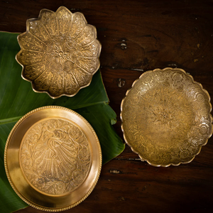 Juego de Utensilios de Cocina de Latón Hechos a Mano al por Mayor |   Vajilla Tradicional de Latón Grabado para Hoteles y Restaurantes - Product Image 2