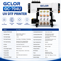 Nueva Impresora UV DTF de 650 mm, Máquina XP600 I3200 U1 I1600-U1 F1080 con Cabezal de Impresión, Totalmente Automática, de Alta Velocidad, para Etiquetas y Adhesivos de Cristal