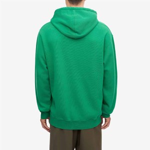 Sweat à capuche en molleton de coton coupe courte et ample, grammage lourd (360 g/m² - 610 g/m²), style High Street, avec logo brodé personnalisé, MOQ 1 pièce - Product Image 4