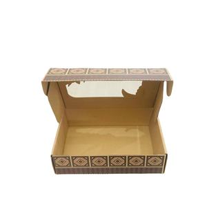 Boîtes rigides ondulées, impression offset 4 couleurs, emballage en carton recyclé pour aliments, laminage brillant UV, logo personnalisé, 3 couches - Product Image 2