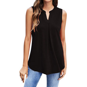 Latest Design Women's Customized Logo Knitted Tank <b>Top</b> High Street Style Solid Pattern Breathable & Quick Dry Cropped - Product Image 5