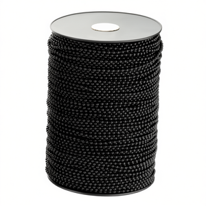 Stores à rouleaux motorisés ANB noirs avec chaîne de commande, mécanisme ignifuge pour fenêtre, tissu occultant de 3 m pour rideaux et revêtements de fenêtre - Product Image 3