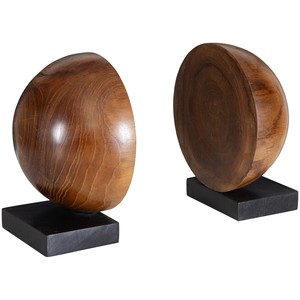 Handcrafted Teak Wood Nautical <b>Bookends</b> Wholesale | Moradabad - Product Image 3