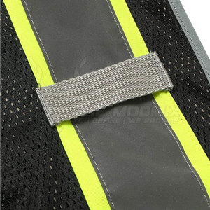 Gilet de travail haute visibilité pour homme en polyester respirant, tissu robuste, durable, tenue de travail professionnelle - Product Image 6