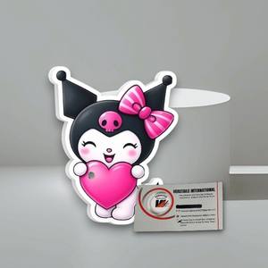 Paleta Magnética para Extensiones de Pestañas Kuromi Kitty, Versátil, Internacional, de Alta Calidad, Nueva, en Forma de Corazón, Cuadrada, Diamante, Acrílica - Product Image 5