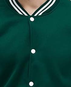 เสื้อแจ็คเก็ตวาร์ซิตี้ผู้ชายสไตล์คลาสสิกสองสี วินเทจ สำหรับฤดูหนาว กระดุมเดี่ยว ผ้าทนทาน สตรีทแวร์ลำลอง ปักลายตัวอักษร - Product Image 4