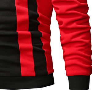 เสื้อสเวตเชิ้ตผู้ชายแบบลำลอง คอวี แขนยาว ปลายแขนแบบริบ สำหรับผู้ชาย - Product Image 4