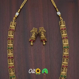 ชุดเครื่องประดับเจ้าสาวคริสตัลชุบทองแดงวินเทจคุณภาพสูงขายส่ง สร้อยคอยาวแบบมาล่า ต่างหู และเครื่องประดับศีรษะสำหรับงานแต่งงาน - Product Image 2