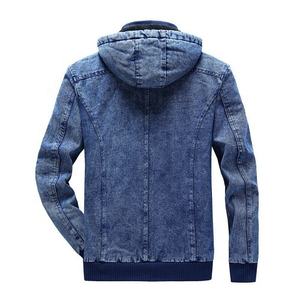Chaqueta Vaquera con Estampado de Grafiti al por Mayor de Outfitize International, Chaqueta Vaquera Azul de Moda Urbana con Diseño Gráfico Personalizado para Hombre - Product Image 2