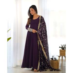 ชุดอานาร์กาลีพร้อมผ้าคลุมไหล่ MALINI ไซส์ XS น้ำหนัก 0.0 กรัม - Product Image 1