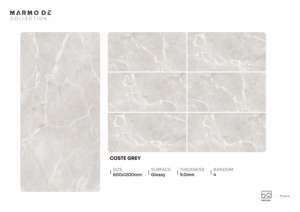 Carreaux de porcelaine brillants de luxe moderne, format 600x1200, carreaux grand format premium pour projets intérieurs et extérieurs - Product Image 5