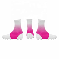 Couvre-chaussures de football américain imprimés personnalisés, protège-chaussures de sport, évacuation de l'humidité, écologiques, unisexes, pour adultes et jeunes, en spandex