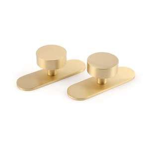 Stylish Gold Finish Solid Brass Cabinet & Wardrobe <b>Knobs</b> Modern Design High Quality Antirust Eco-Friendly Durable - Product Image 2