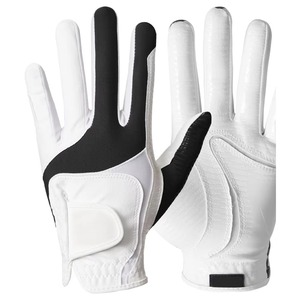 Custom Color Durable Faux Genuine Leather White Golf Gloves Adult Professional Custom High Quality <b>Light</b> Weight All Weather - Product Image 1