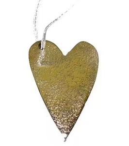 Adorno Navideño de Metal en Forma de Corazón Hecho a Mano para Decoración del Hogar en Invierno - Product Image 2
