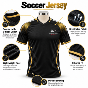 Camiseta de Fútbol de Calidad Premium con Tela Suave al Tacto, Costuras Resistentes y Ajuste Atlético para Entrenamiento Regular - Product Image 6