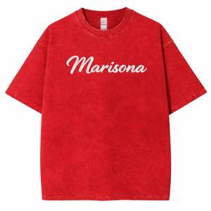 T-shirt vintage surdimensionné de qualité supérieure, effet délavé |   Coton biologique 100% pré-rétréci |   T-shirt streetwear personnalisé pour les marques de vêtements de marque privée - Product Image 5