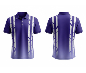 Custom Sublimation Polo Shirt Shield Design High Quality Sportswear for Men Women Youth Quick-Dry Dry-Fit Active Polo - Product Image 6