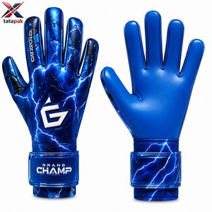 Gants de gardien de but professionnels Tatapak, paume en latex allemand de qualité supérieure, haute adhérence, gants de football, logo personnalisé, fabricant en gros - Product Image 5