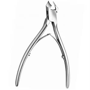Cuticle Nipper 10mm Straight Bevel Jaw Stainless Steel Professional <b>Nail</b> <b>Tool</b> Finger Use Sharp Curved Blade Adult Style Simple - Product Image 6
