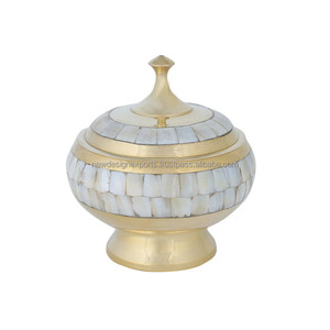 Incensario Religioso de Latón con Decoración de Madreperla - Product Image 6