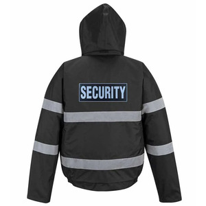 Mens Reflective Safety Jacket High Visibility Workwear Outerwear With Multiple <b>Utility</b> Pockets For Outdoor Job Activities - Product Image 3