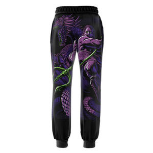 Premium Athleisure Joggers Pantalones Personalizable Cintura media Algodón Fleece Nylon Ropa deportiva para hombres Mujeres Niños Suministro de fábrica OEM/ODM - Product Image 2