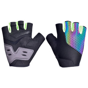 Custom Cycling Gloves Half <b>Finger</b> Anti Slip Fitness Gym <b>Bike</b> Gloves - Product Image 1
