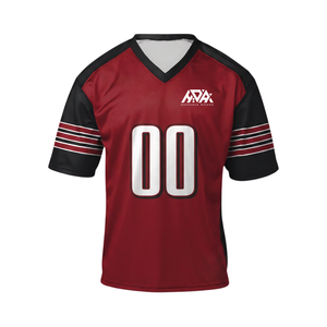 Custom Sublimated American Football Fan Jersey Blank College Team Youth Men Football Jersey Mesh Fabric Vintage Loose Fit - Product Image 1