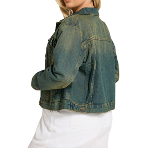 Chaqueta Vaquera para Mujer Talla Grande, Tela al por Mayor de la Mejor Calidad, Personalizable, Muestra Gratuita - Product Image 3