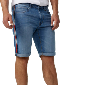 กางเกงขาสั้นผ้ายีนส์เอวสูงสำหรับผู้ชายกางเกงขาสั้นลำลองสำหรับฤดูร้อน - Product Image 2