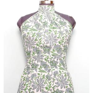 Beautiful Sweet maxi <b>Dress</b> Hand Digital Printed Floral Cotton halter neck <b>dress</b> Handmade Natural Waist Breathable Summer - Product Image 3