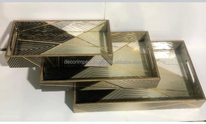 Venta al por mayor pequeña bandeja De desayuno de bambú conjunto único plato De servir comida Bandejas De Bambú postre bandeja De servir de Bambú - Product Image 3