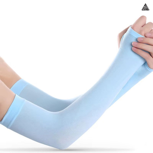 Manchons de compression sportifs en gros, protection solaire UV, rafraîchissants, cache-tatouage, pour cyclisme, course à pied, basketball, golf, gym - Product Image 3