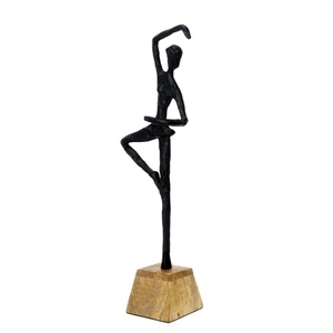 Handmade Bronze Ballerina Sculpture <b>Figure</b> Contemporary Artistic Decor for Living Room Tabletop Ornament - Product Image 1
