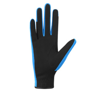 Gants d'équitation haute adhérence en maille, avec grip en silicone texturé, en daim synthétique, tailles junior et adulte, tissu à séchage rapide - Product Image 3